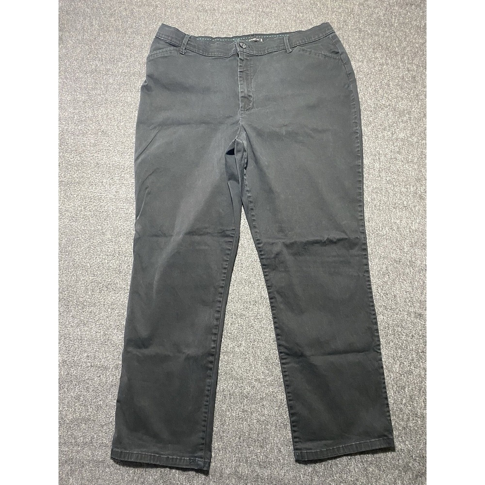 LEE ORIGINAL Jeans Black RELAXED FIT 100% Cotton Women's Size 18M